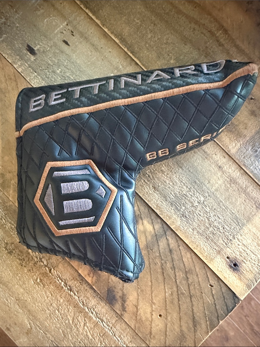 Bettinardi BB Series Putter Headcover in Black and Copper